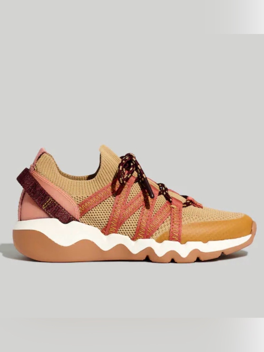Madewell Field Knit Sneakers in the Desert Dune Multi Sz 10